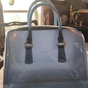 Girls Candy bag light blue with dust bag